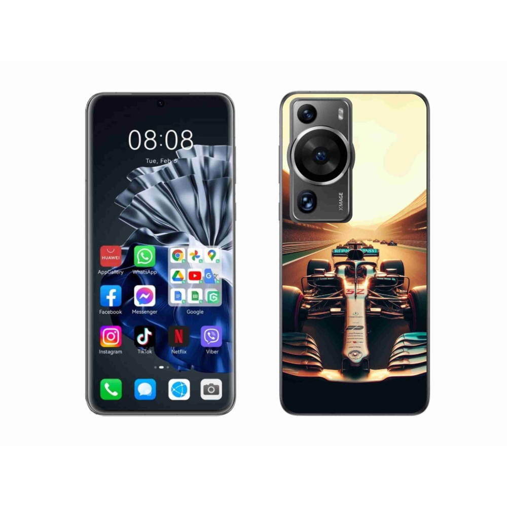 Gelový kryt mmCase na Huawei P60 Pro - formule 1