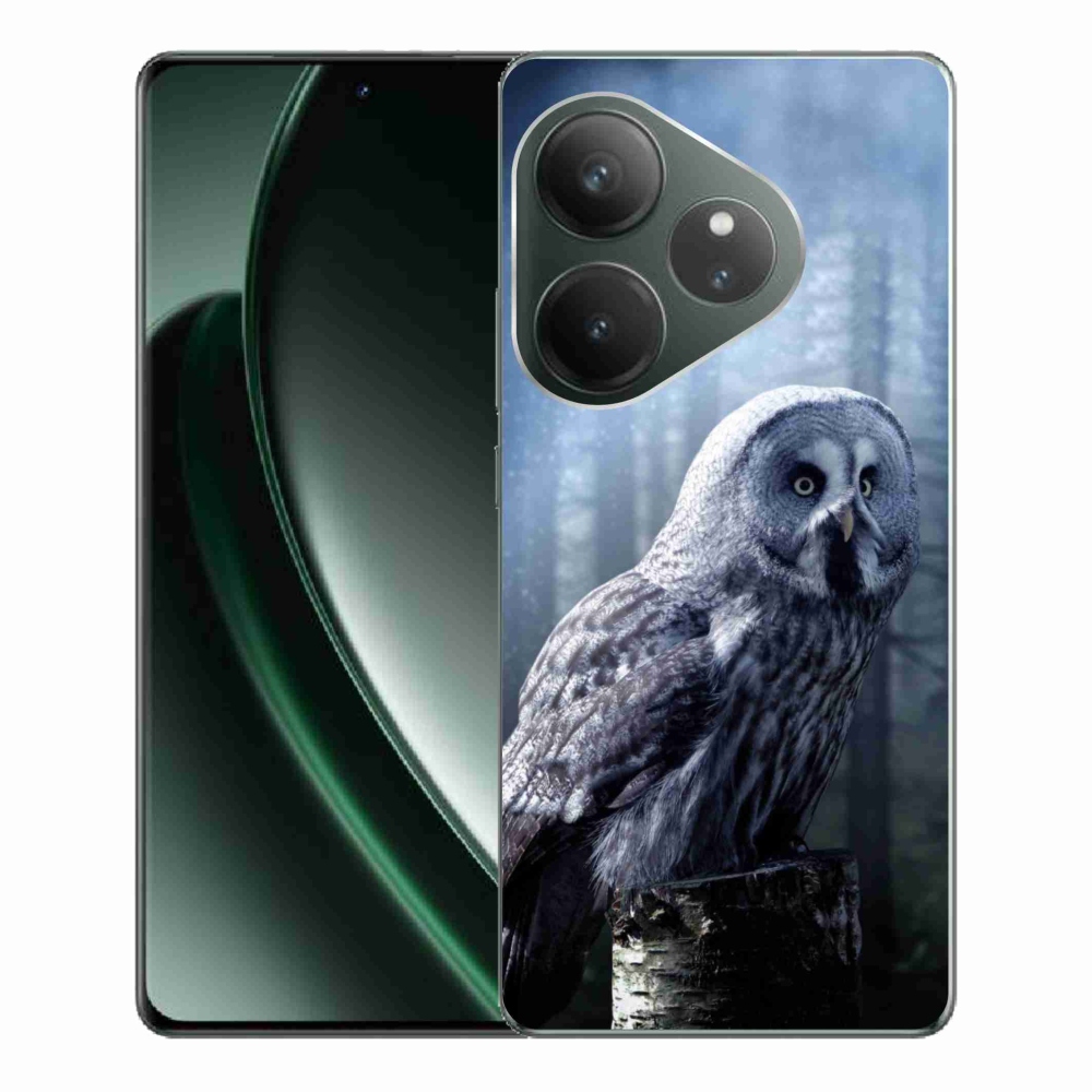 Gelový kryt mmCase na Realme GT 6 5G/GT 6T 5G - sova