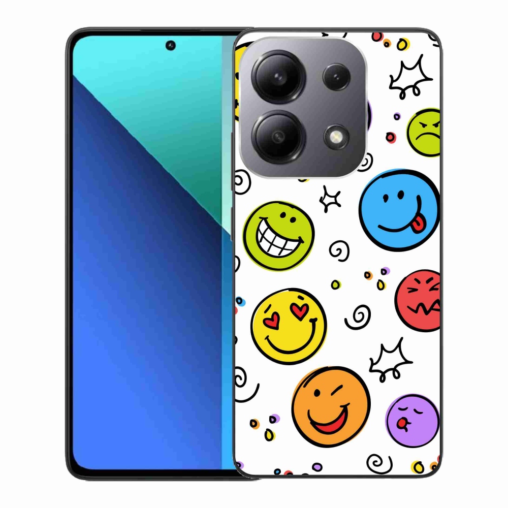 Gelový kryt mmCase na Xiaomi Redmi Note 13 - smajlíci