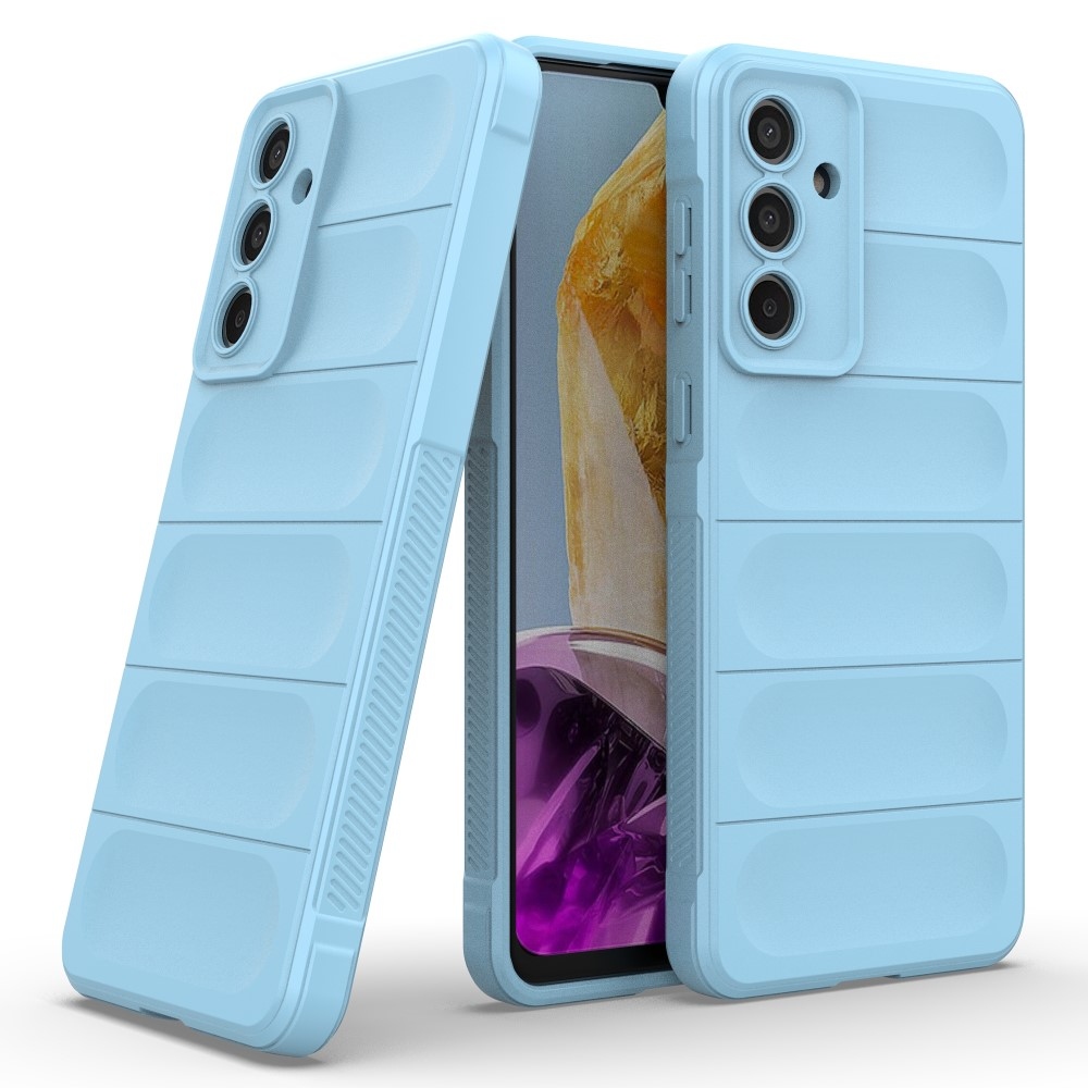 Rugg odolný gelový obal na Samsung Galaxy M55 5G - světlemodrý