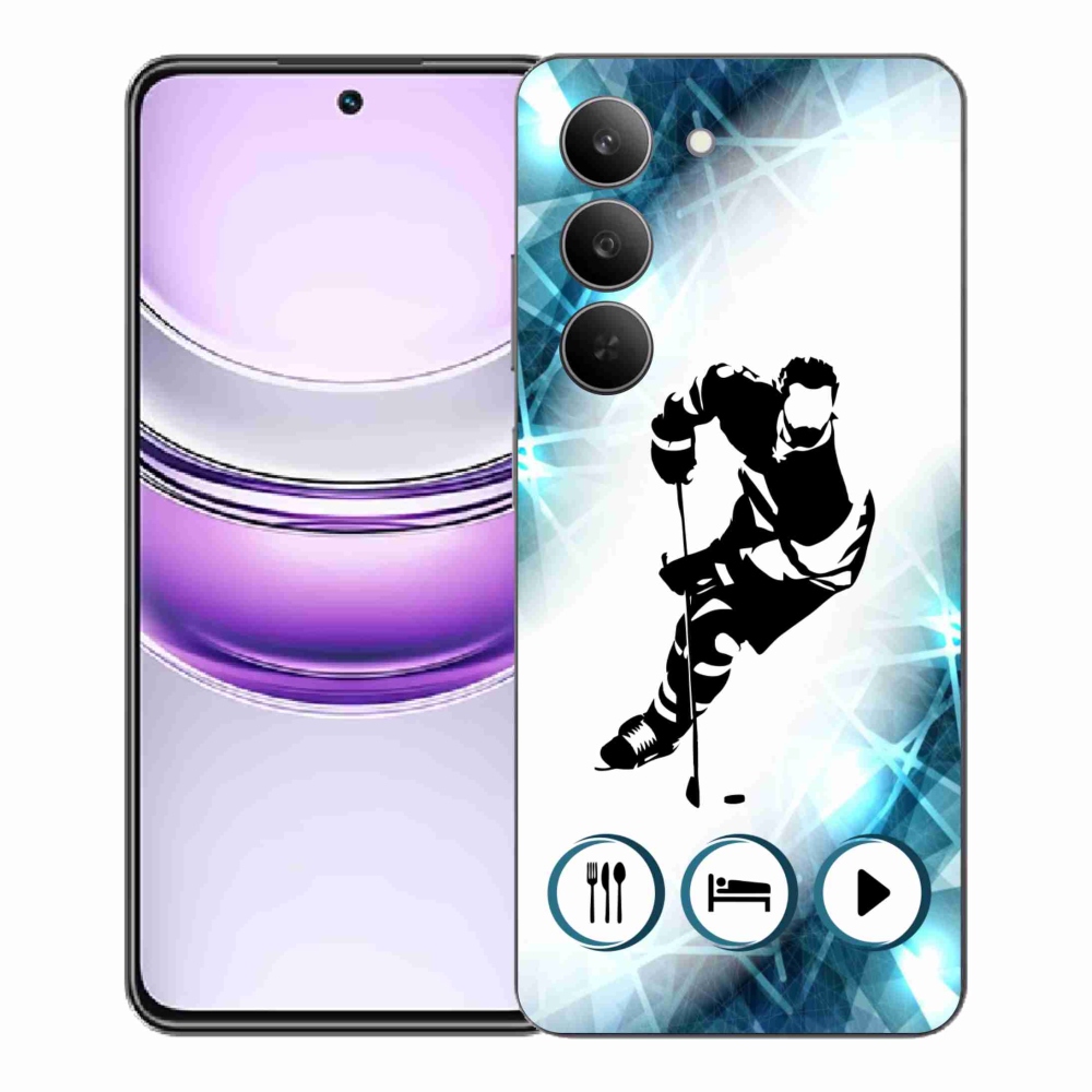Gelový kryt mmCase na Realme 14x 5G - hokej 1