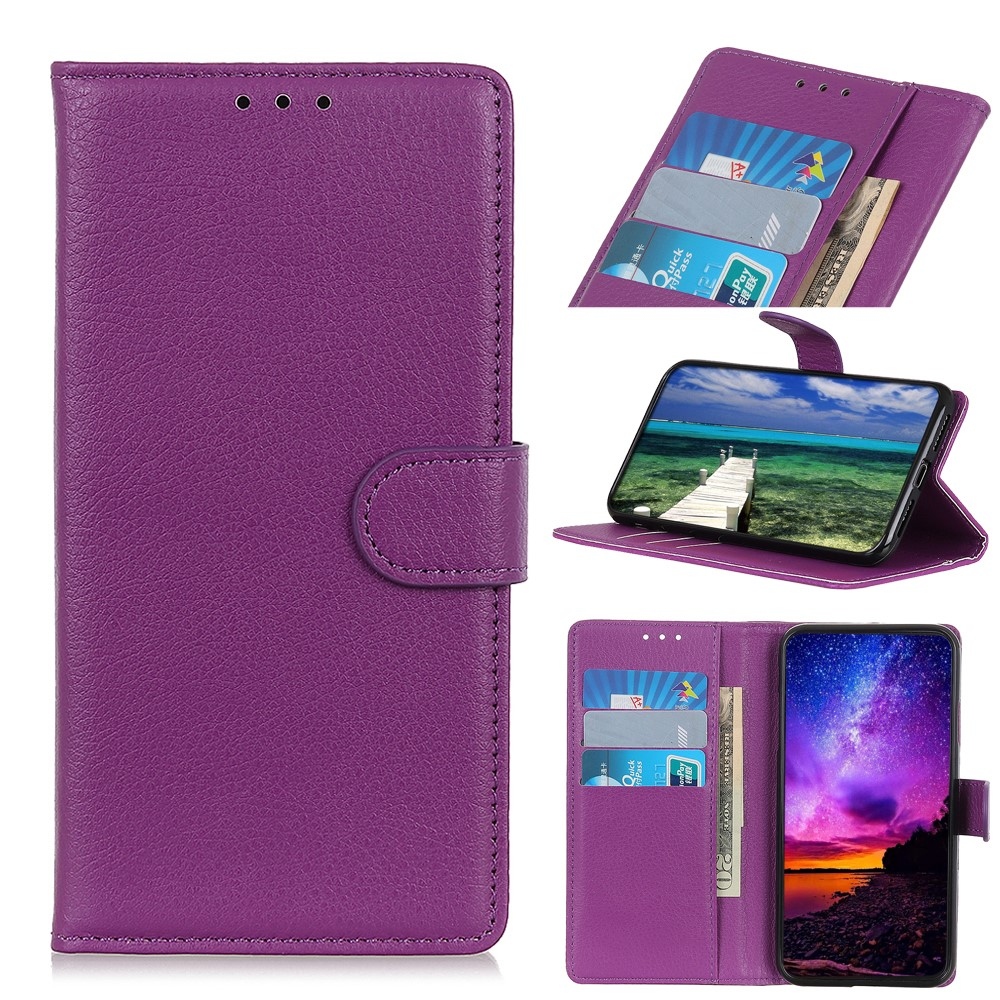 Litchie knížkové pouzdro na Honor 200 Smart 5G - fialové