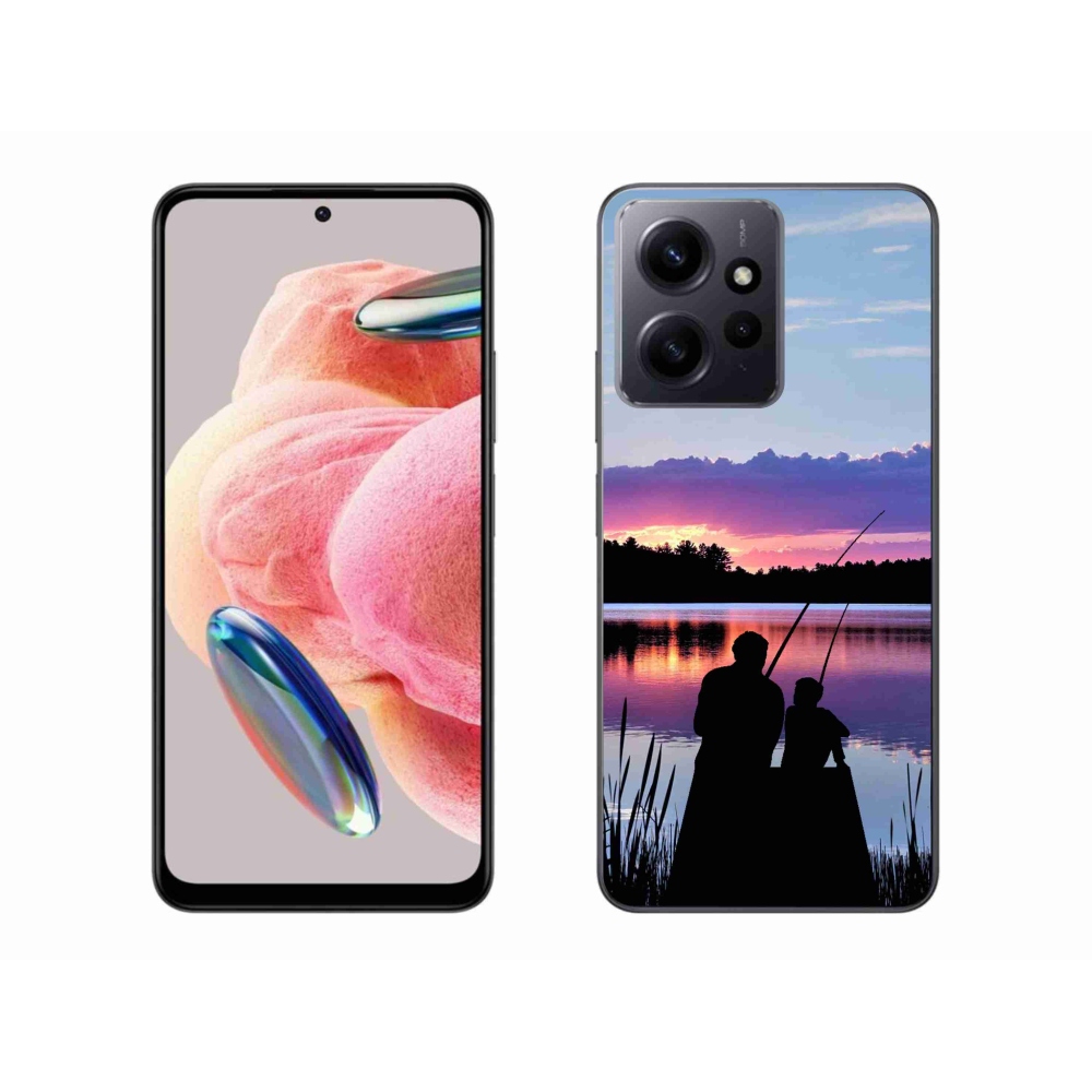 Gelový kryt mmCase na Xiaomi Redmi Note 12 4G - rybaření 2