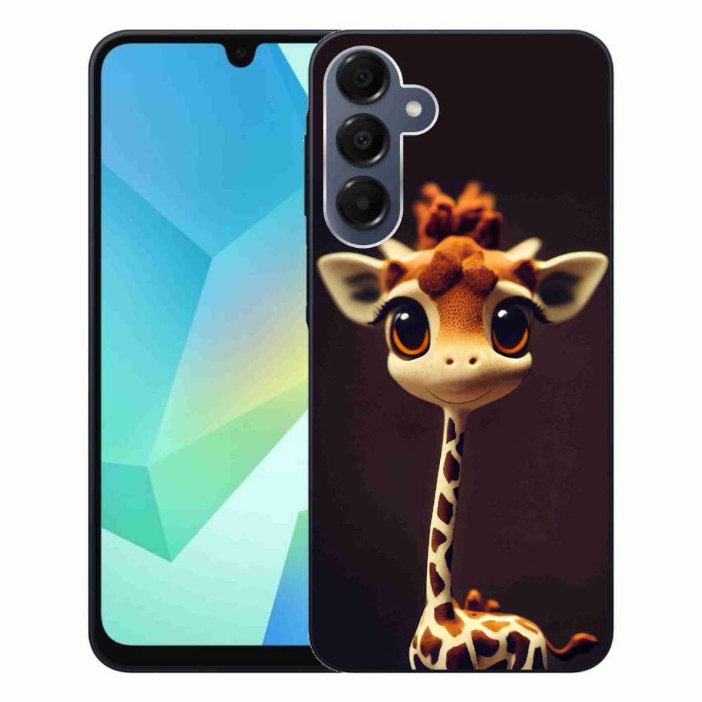 Gelový kryt mmCase na Samsung Galaxy A16 4G/5G - malá žirafa