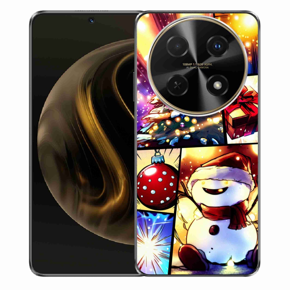 Gelový kryt mmCase na Huawei Nova 12i - vánoční motivy 1