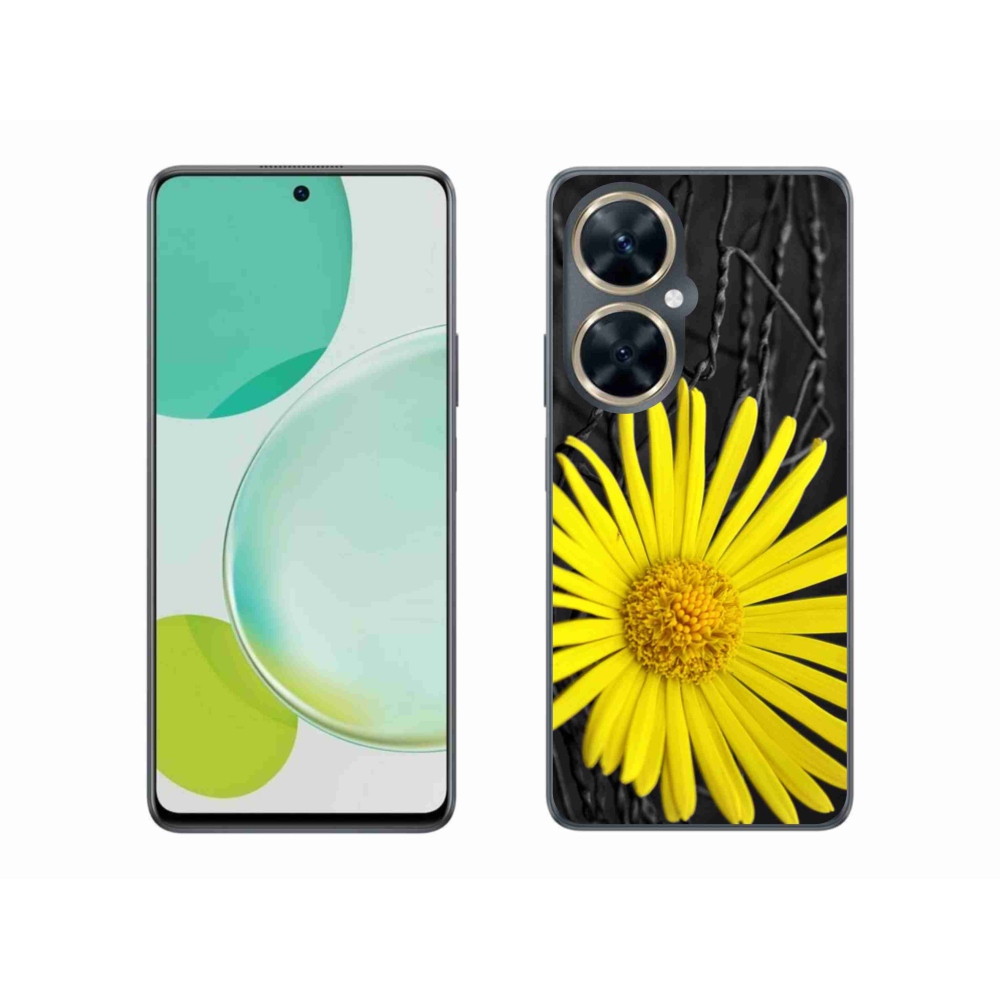 Gelový kryt mmCase na Huawei Nova 11i - žlutá květina