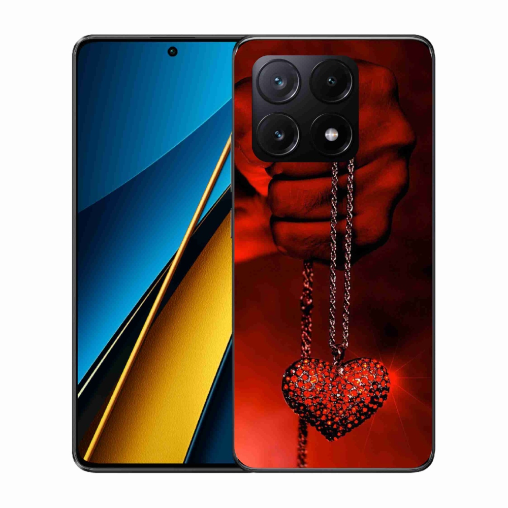 Gelový kryt mmCase na Xiaomi Poco X6 Pro 5G - náhrdelník