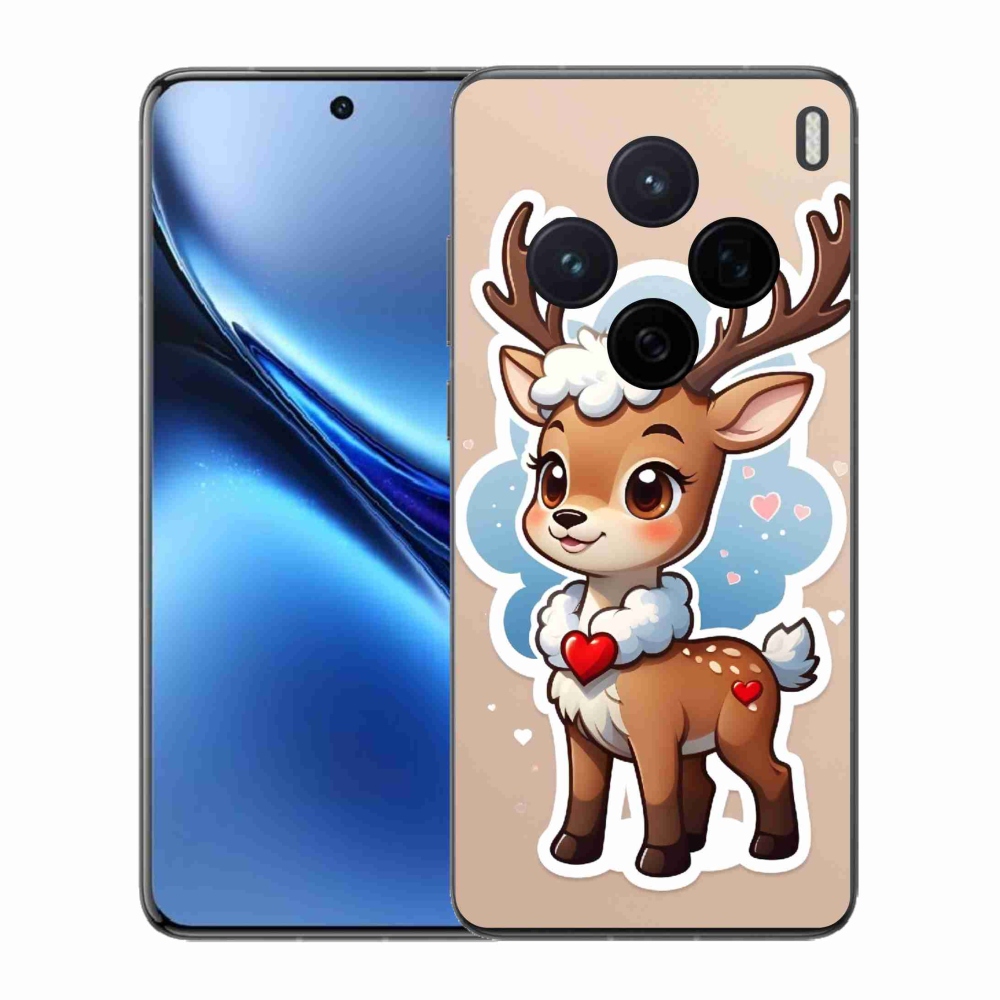 Gelový kryt mmCase na Vivo X200 5G - kreslený sob