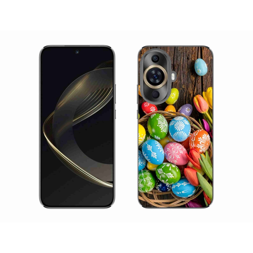 Gelový kryt mmCase na Huawei Nova 11 - velikonoční vajíčka