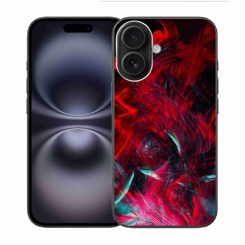 Gelový kryt mmCase na iPhone 16 - abstrakt 16