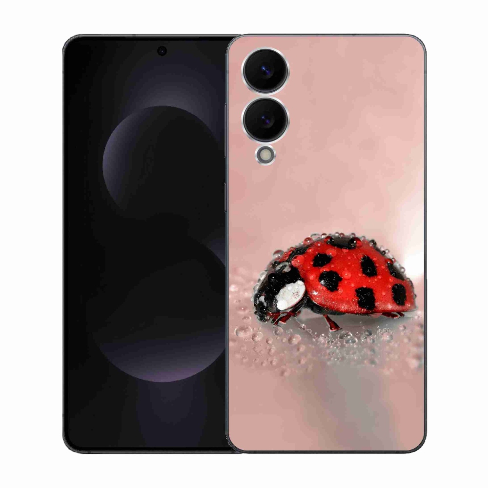 Gelový kryt mmCase na Samsung Galaxy S25 Edge - beruška