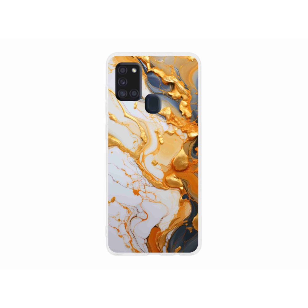 Gelový kryt mmCase na Samsung Galaxy A21s - abstraktní motiv 6
