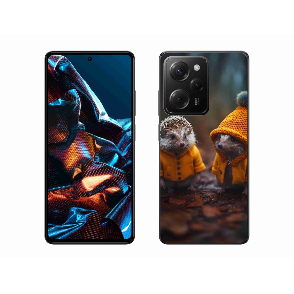 Gelový kryt mmCase na Xiaomi Poco X5 Pro 5G - ježci