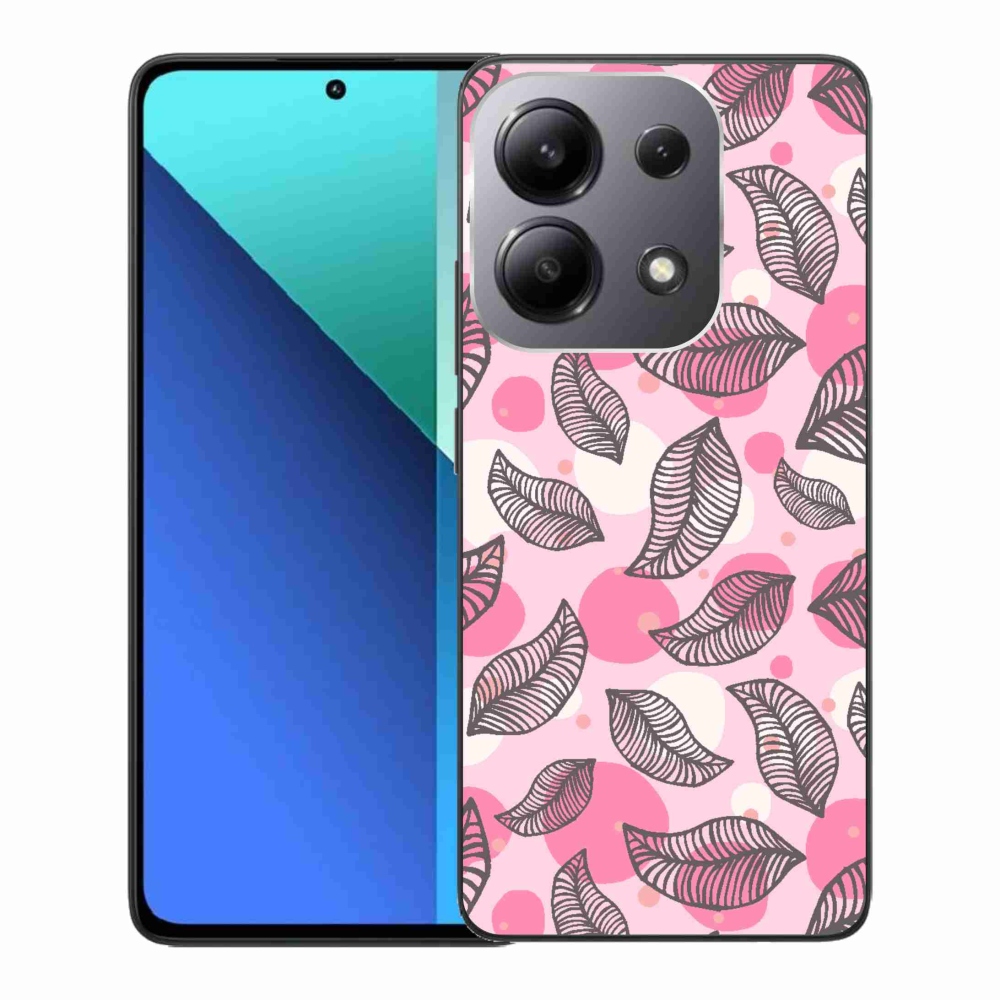 Gelový kryt mmCase na Xiaomi Redmi Note 13 - kreslené padající listy