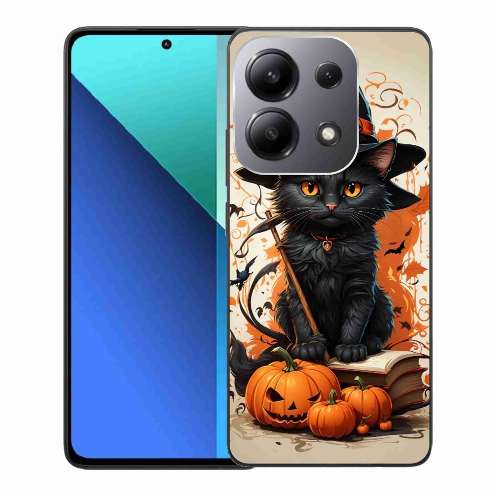 Gelový kryt mmCase na Xiaomi Redmi Note 13 - kocour čaroděj