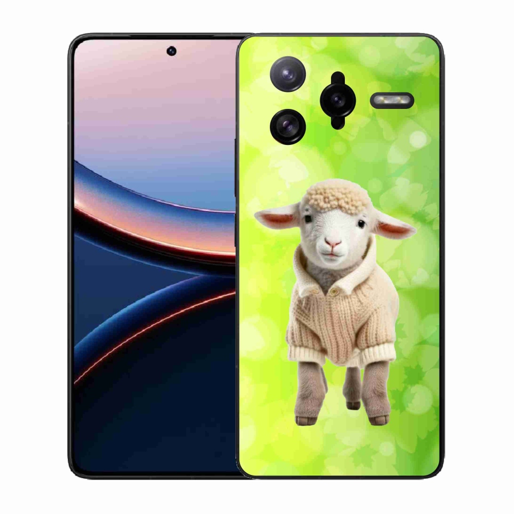 Gelový kryt mmCase na Xiaomi Poco F7 Ultra - jehně ve svetru