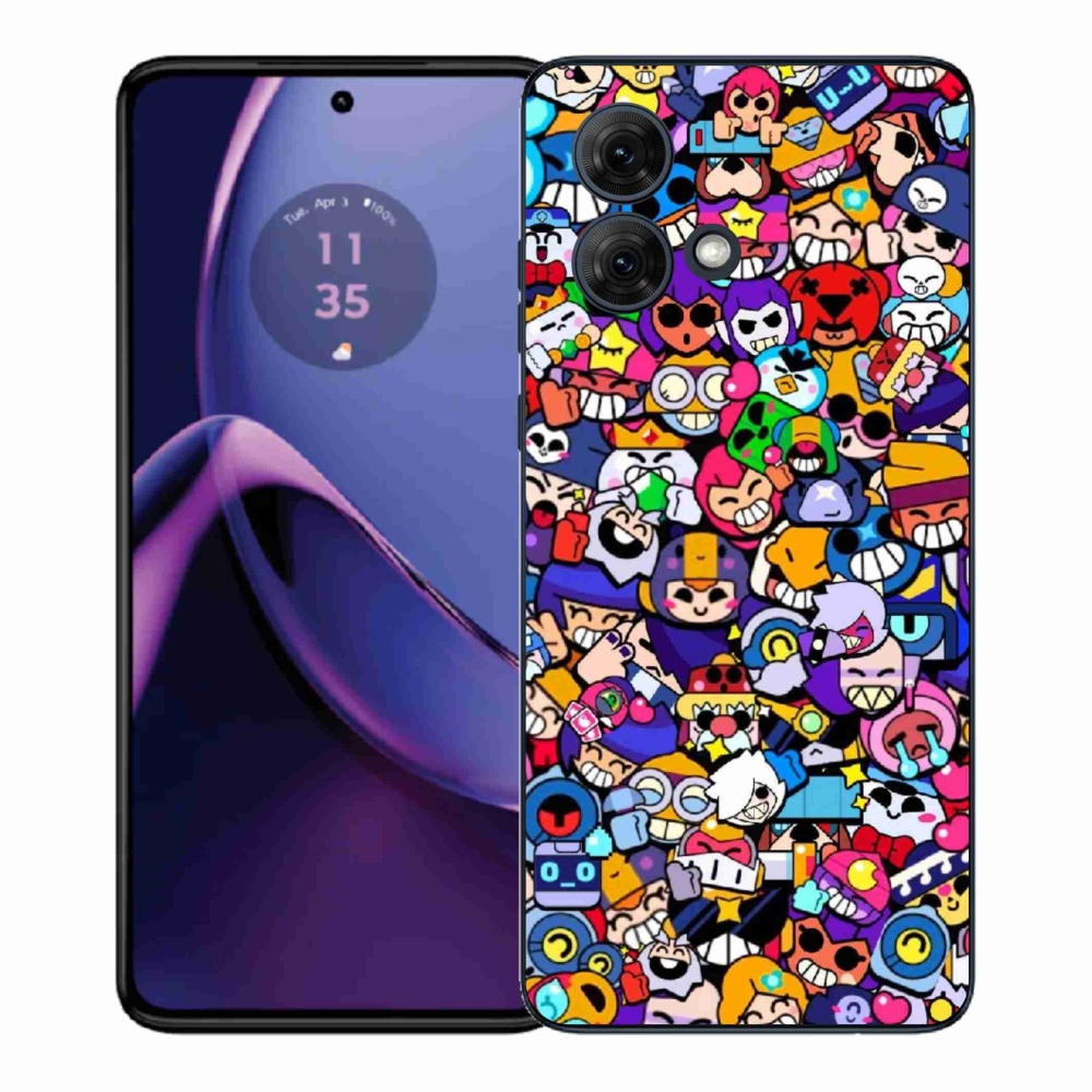 Gelový kryt mmCase na Motorola Moto G84 5G - brawl stars 2