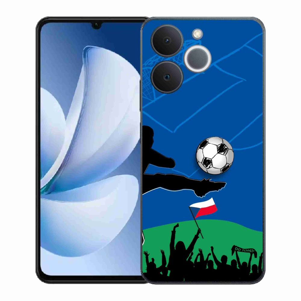 Gelový kryt mmCase na Realme Note 70T - fanoušci fotbalu