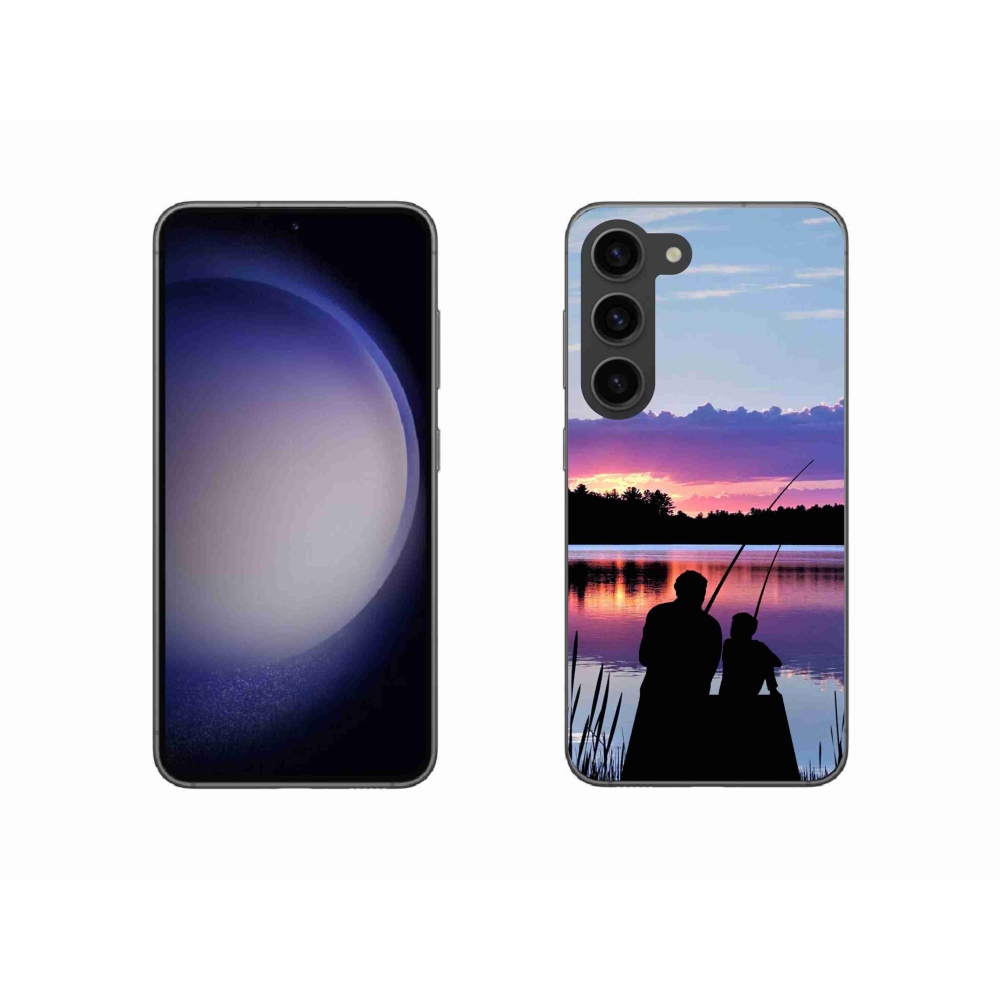 Gelový kryt mmCase na Samsung Galaxy S23 5G - rybaření 2