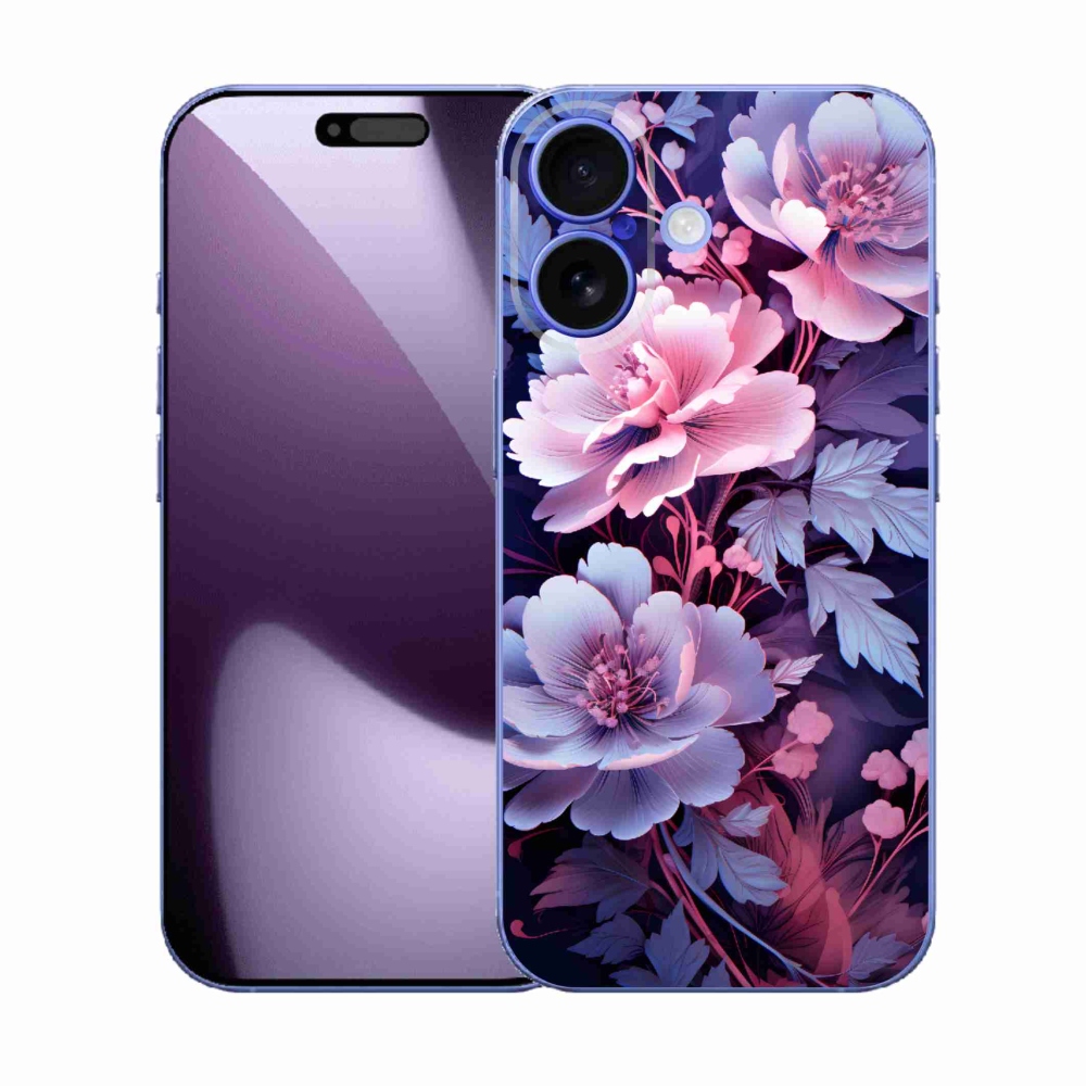 Gelový kryt mmCase na iPhone 17 - květiny 11