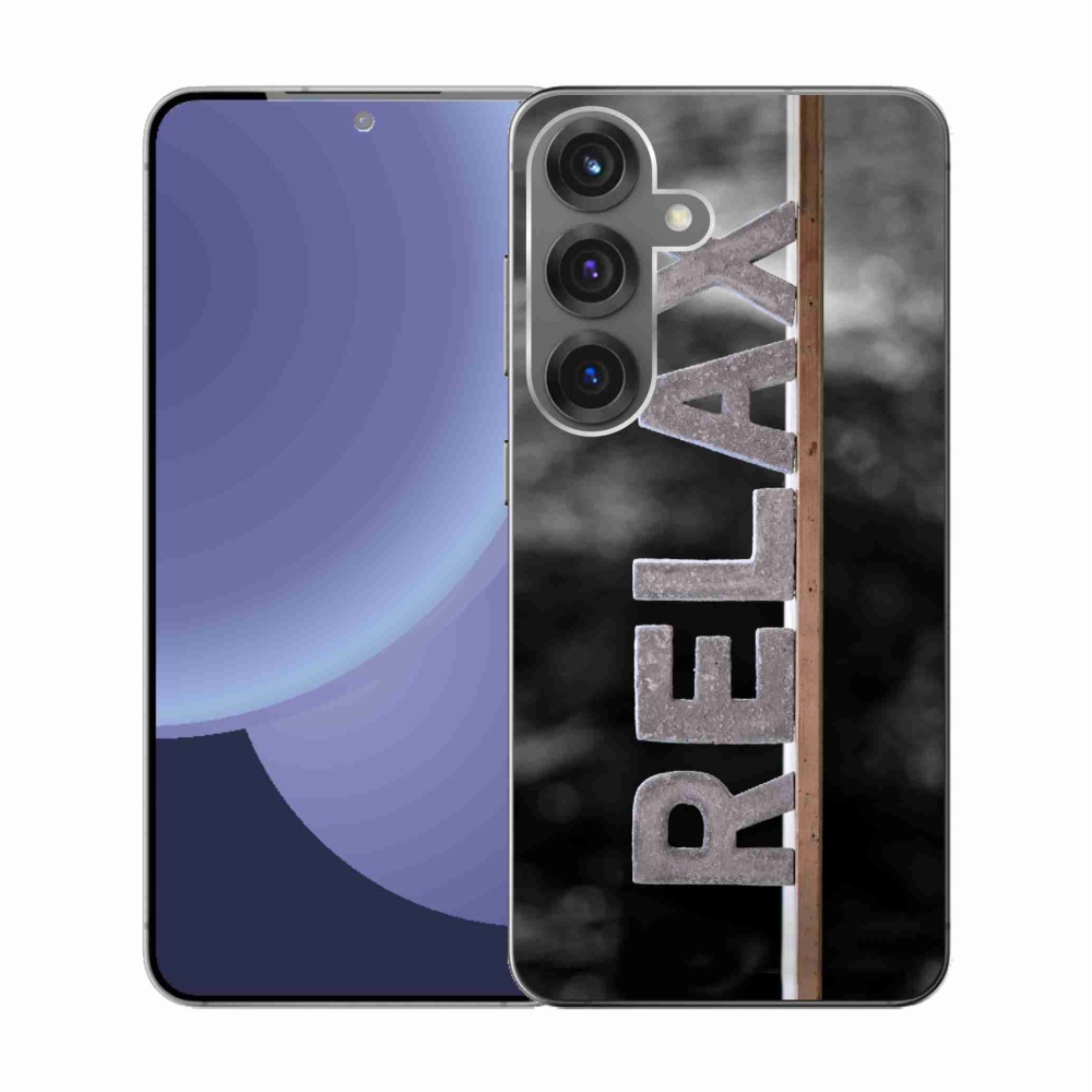 Gelový kryt mmCase na Samsung Galaxy S25 - relax 1