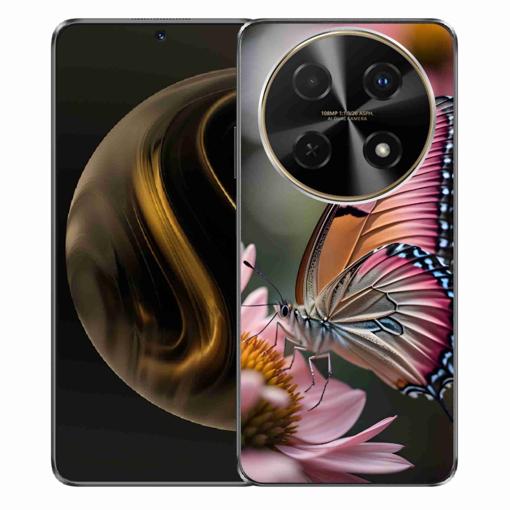 Gelový kryt mmCase na Huawei Nova 12i - barevný motýl