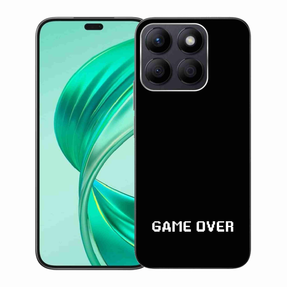 Gelový kryt mmCase na Honor X8b - game over černé pozadí