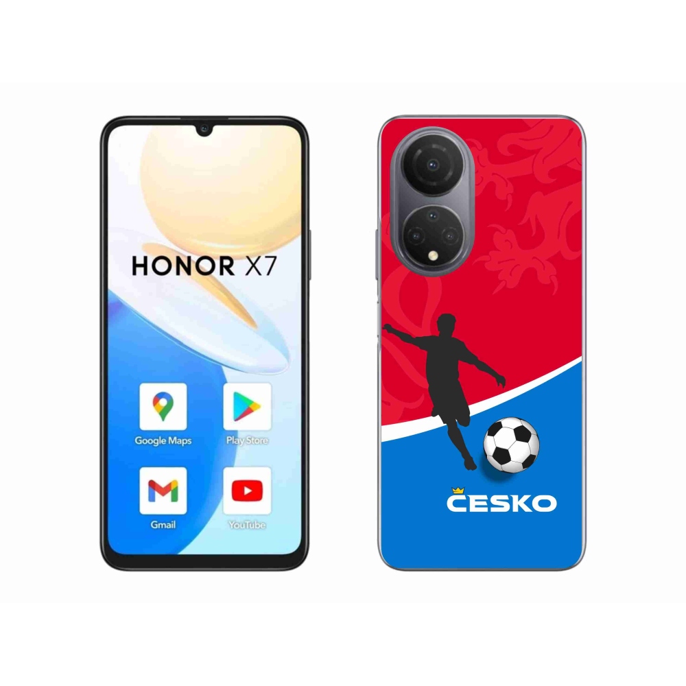 Gelový kryt mmCase na Honor X7 - fotbal Česko