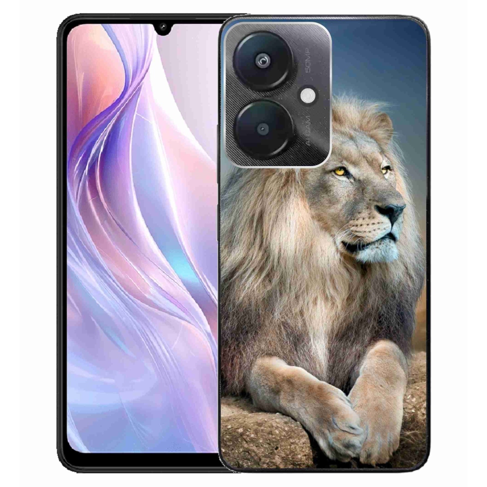 Gelový obal mmCase na Xiaomi Redmi 13C 5G - lev 1