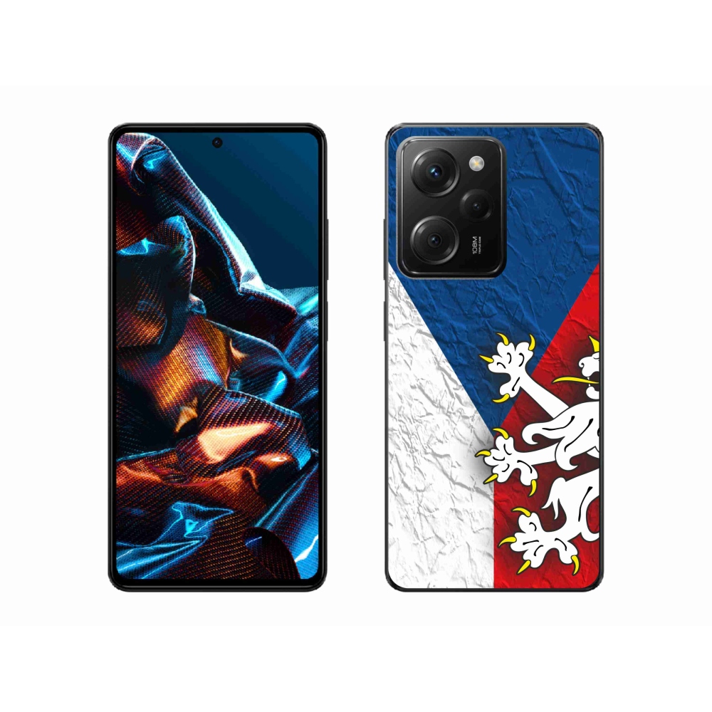 Gelový kryt mmCase na Xiaomi Poco X5 Pro 5G - česká vlajka 1