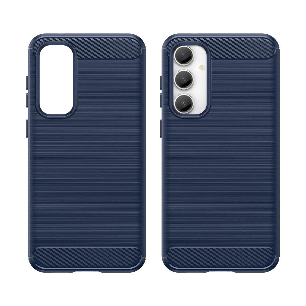 Carbon odolný gelový obal na Samsung Galaxy S23 FE - modrý