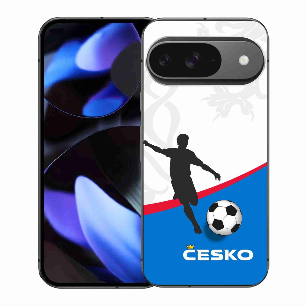 Gelový kryt mmCase na Google Pixel 9/9 Pro - fotbal Česko 1