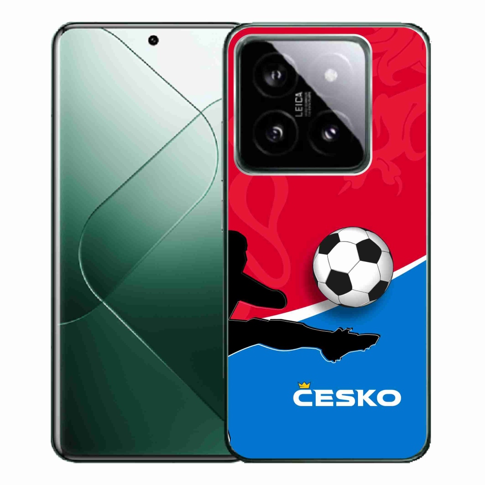 Gelový kryt mmCase na Xiaomi 14 Pro - fotbal Česko 2