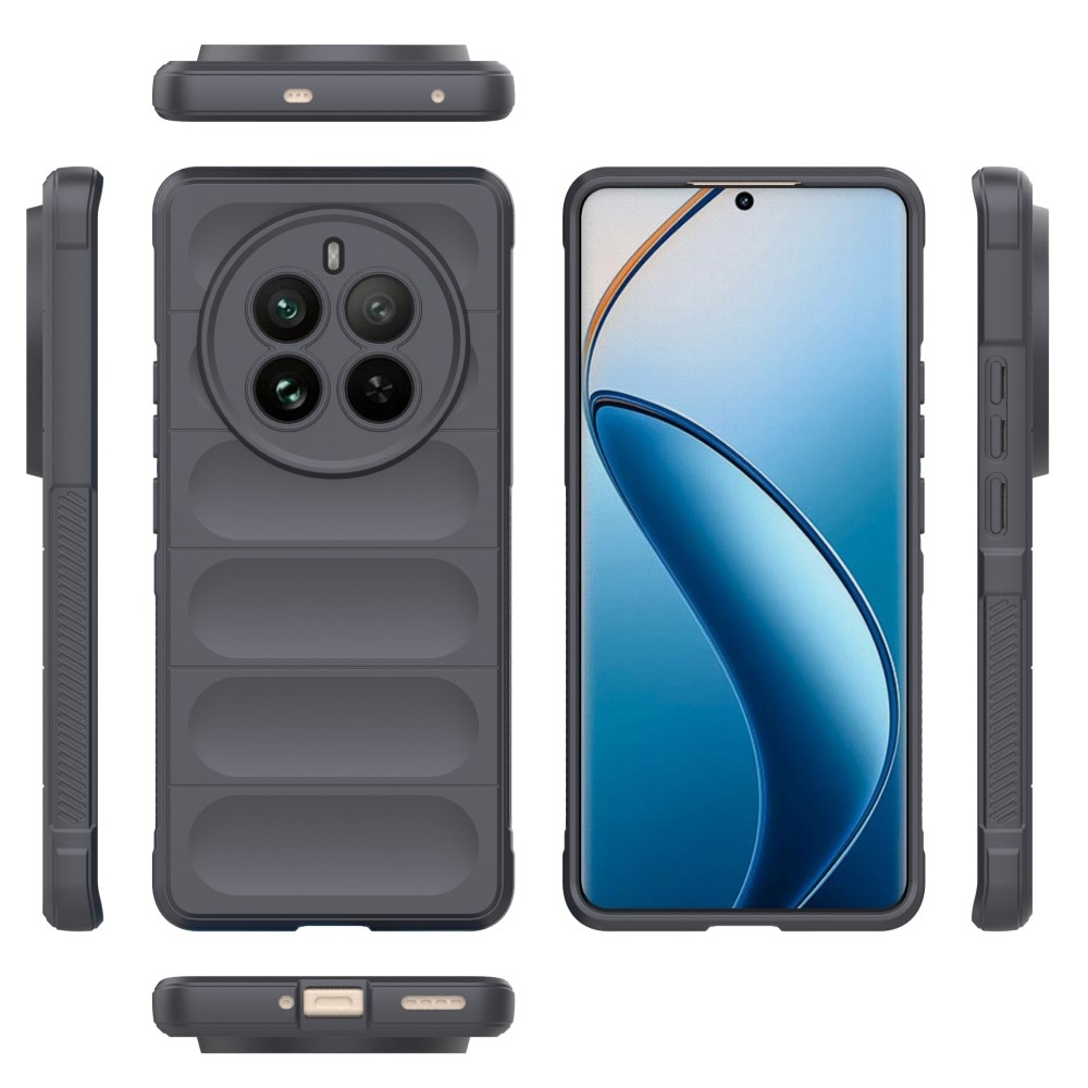 Rugg odolný gelový obal na Realme 12 Pro 5G/12 Pro+ 5G - tmavěšedý
