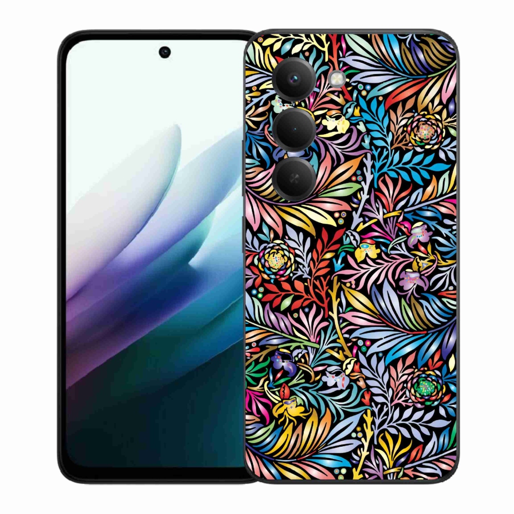 Gelový kryt mmCase na Xiaomi Redmi 15 4G/5G (171mm) - květiny 5