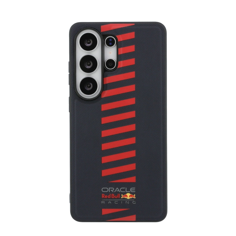 Red Bull PU Leather Meshed Powerbar Magnetic Zadní Kryt pro Samsung Galaxy S26 Ultra Navy