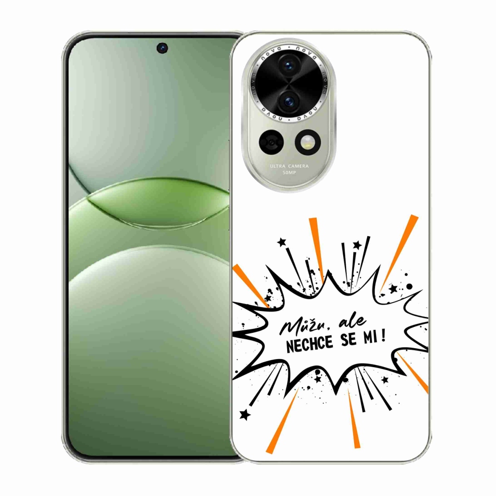 Gelový kryt mmCase na Huawei Nova 13 5G - vtipný text 11 bílé pozadí
