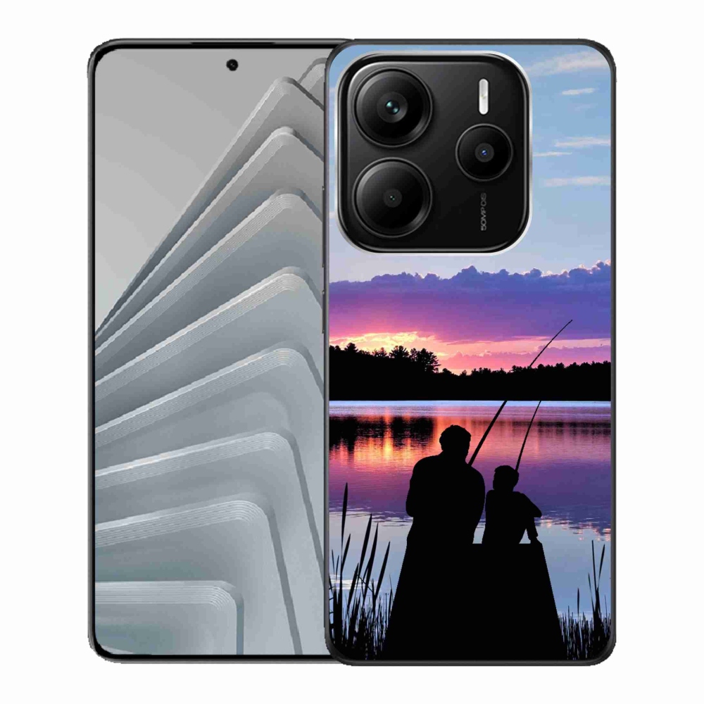 Gelový kryt mmCase na Xiaomi Redmi Note 14 5G - rybaření 2