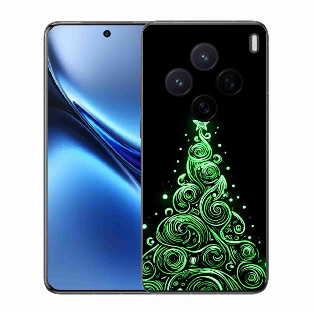 Gelový kryt mmCase na Vivo X200 5G - neonový vánoční stromek 3