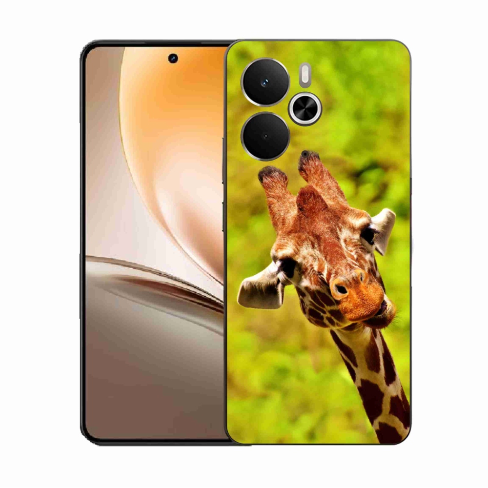 Gelový kryt mmCase na Realme 14 5G - žirafa