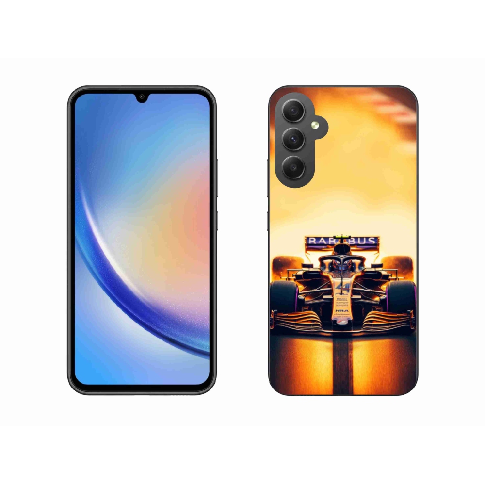 Gelový kryt mmCase na Samsung Galaxy A34 5G - formule