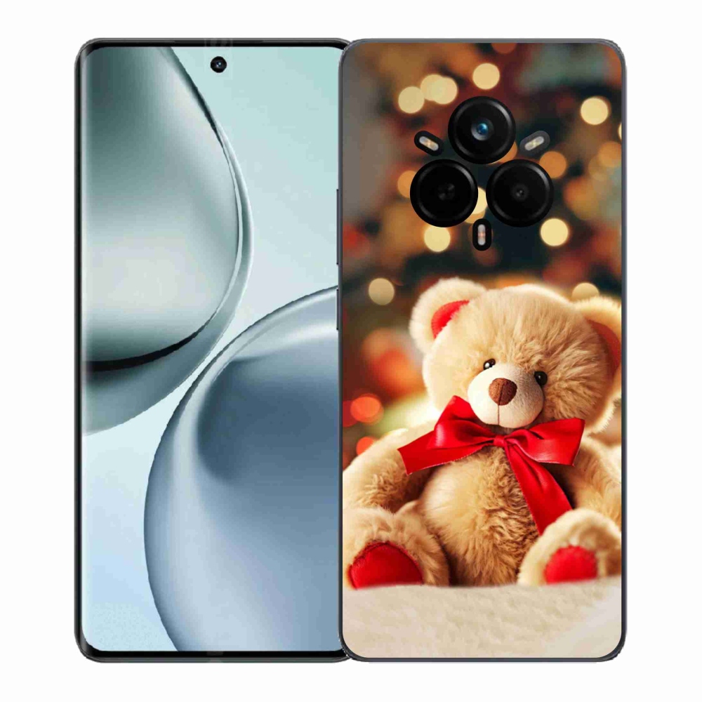 Gelový kryt mmCase na Realme 14 Pro+ 5G - plyšový medvídek