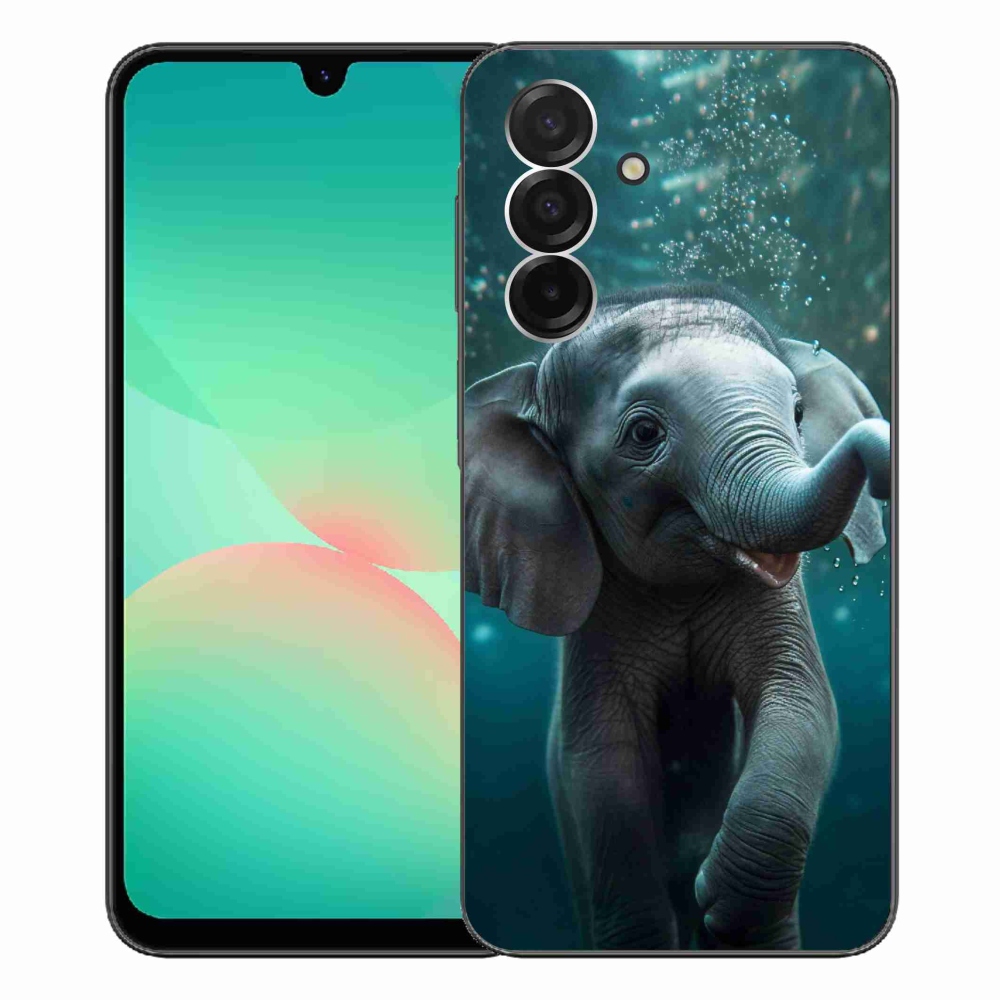Gelový kryt mmCase na Samsung Galaxy A26 5G - slůně pod vodou