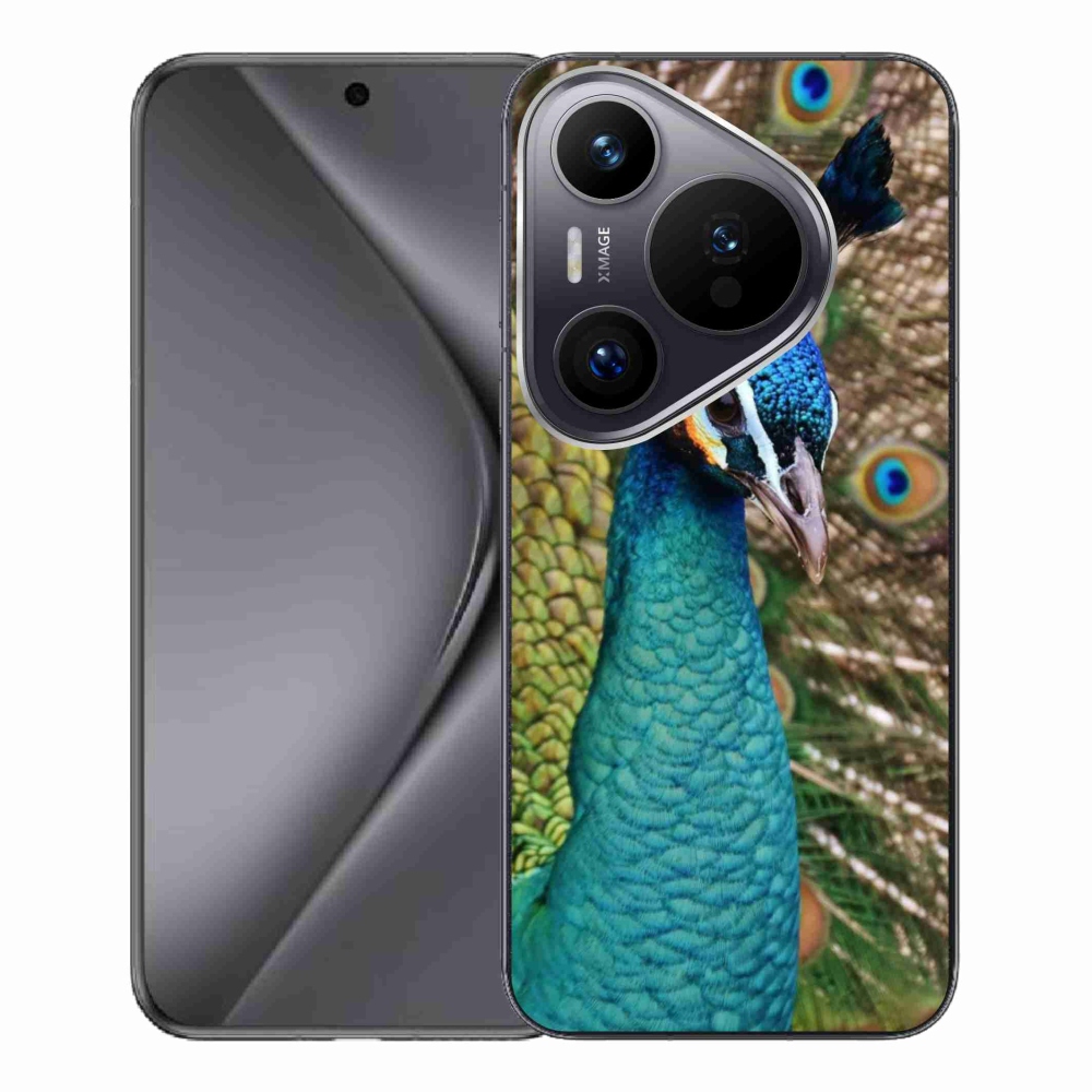 Gelový kryt mmCase na Huawei Pura 70 Pro - páv