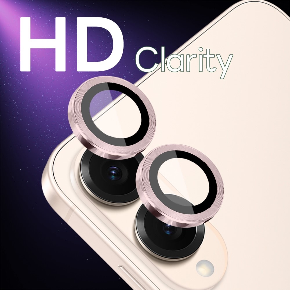 NORTHJO sklo čočky fotoaparátu na Samsung Galaxy S25 Edge (samostatná skla) - růžové