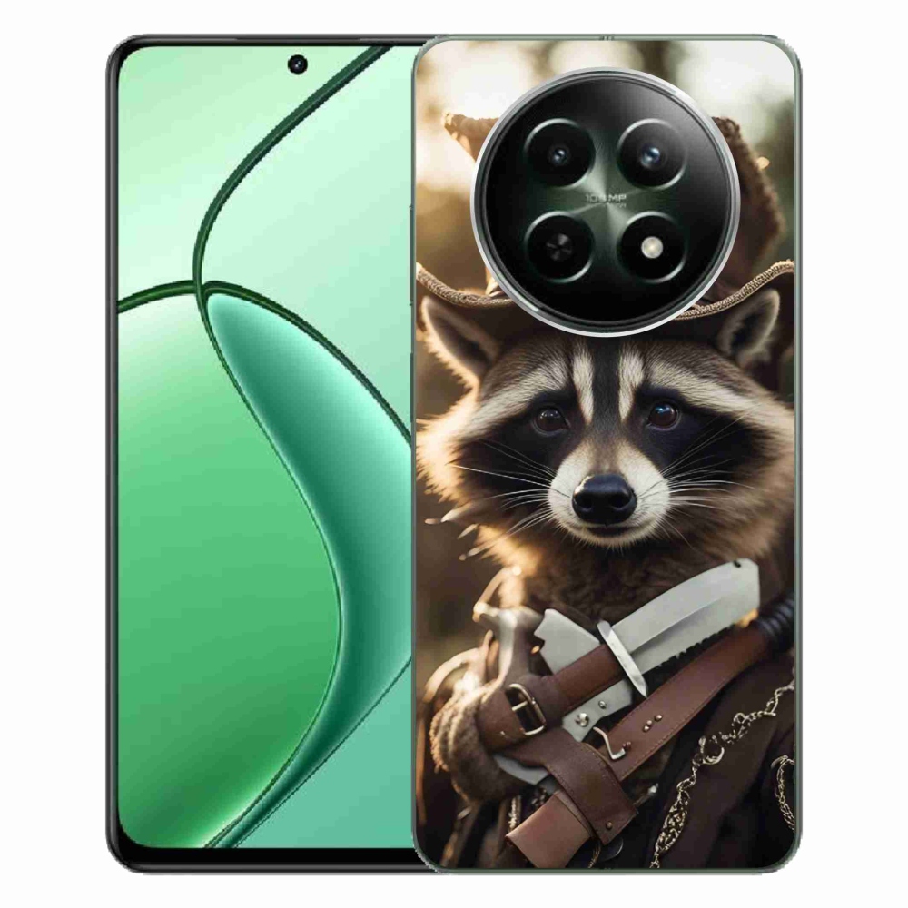 Gelový kryt mmCase na Realme 12 5G/12x 5G - mýval v uniformě