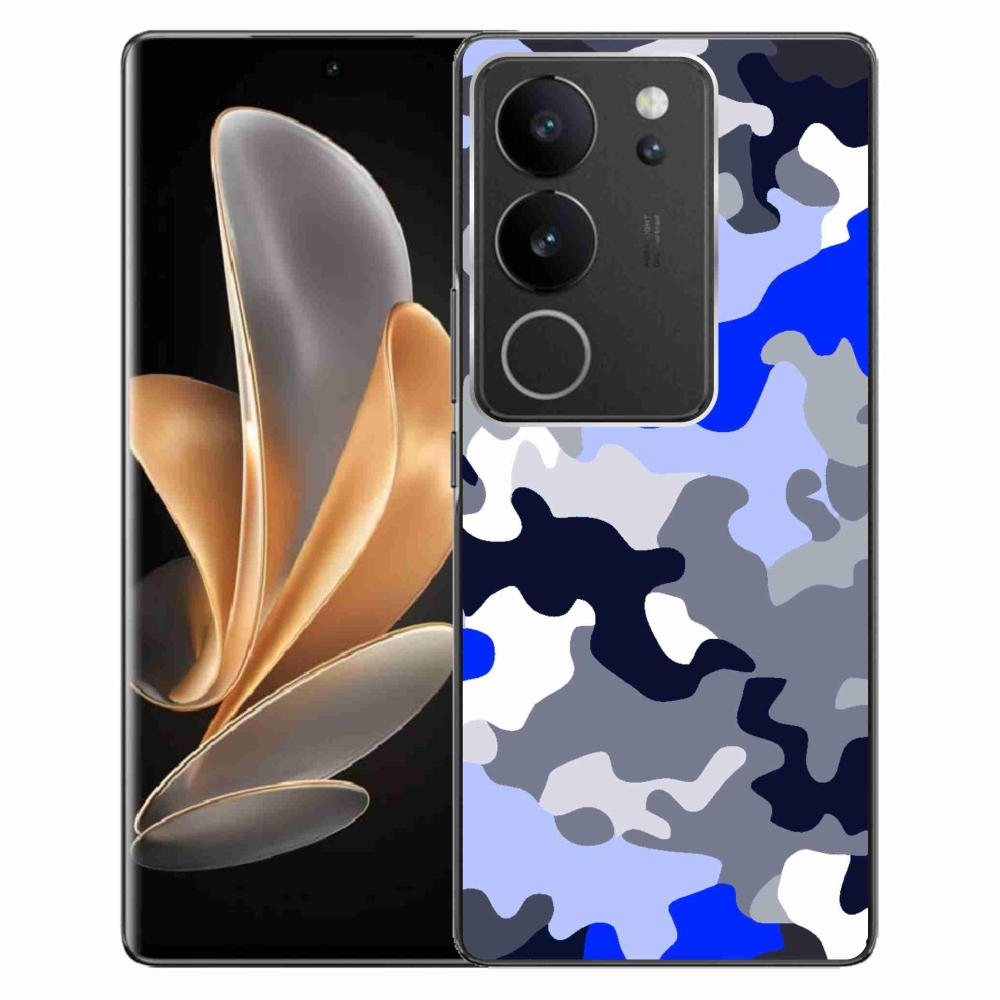Gelový kryt mmCase na Vivo V29 5G - maskáčový vzor 8