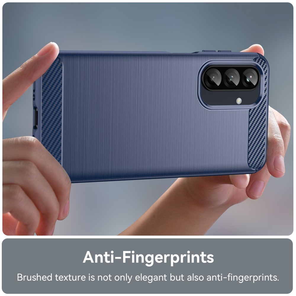 Carbon odolný gelový obal na Samsung Galaxy A26 5G - modrý