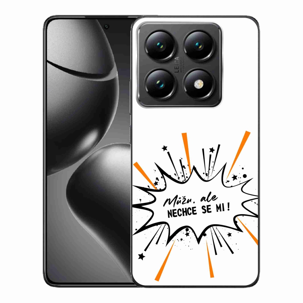 Gelový kryt mmCase na Xiaomi 14T Pro - vtipný text 11 bílé pozadí