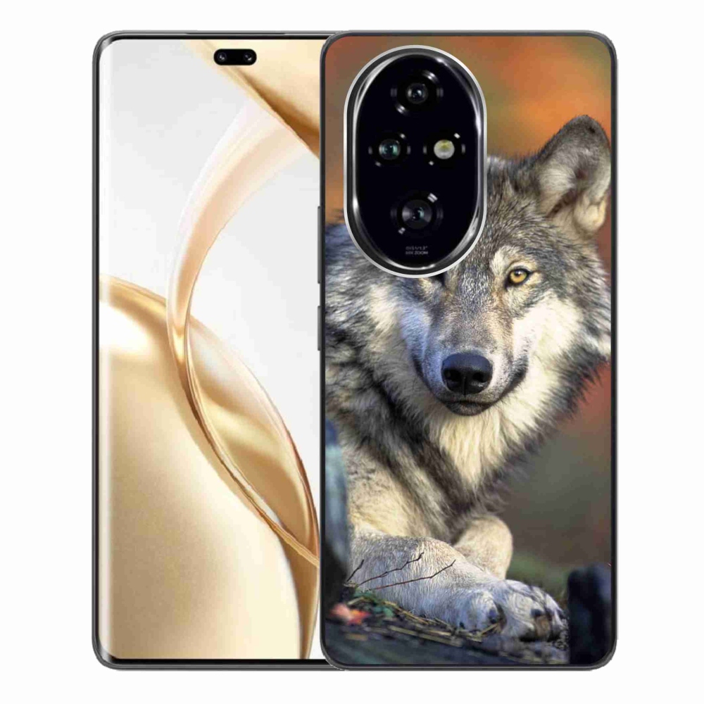 Gelový obal mmCase na Honor 200 Pro 5G - vlk